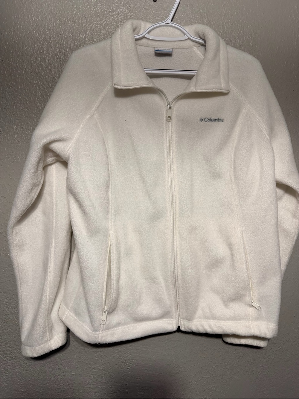 Columbia Women's Benton Springs Full Zip Fleece Jacket Sea Salt Woman’s size XL